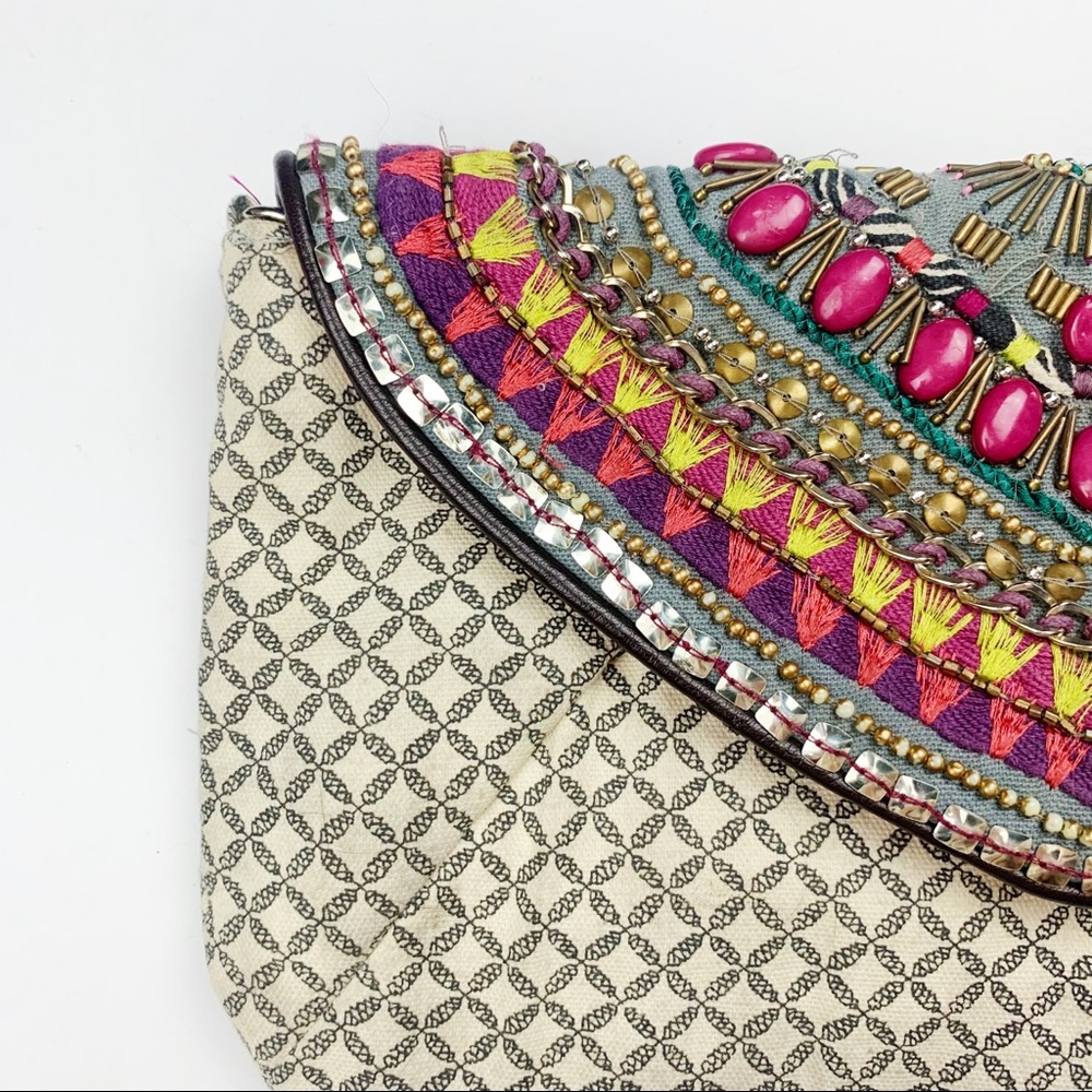 Urban Outfitters Beaded Crossbody / Clutch - Picture 7 of 14